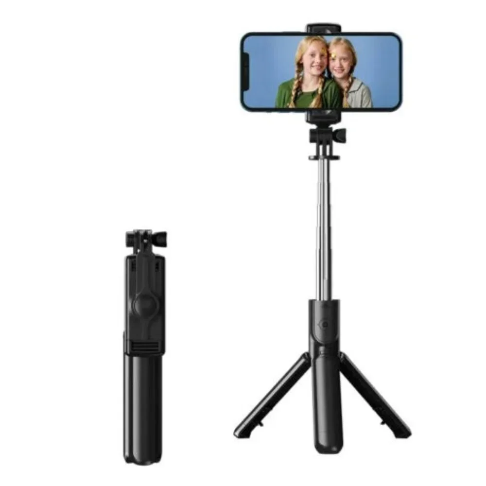 Selfie tripod stick 24'' adjustable bluetooth wireless remote for i phone & more